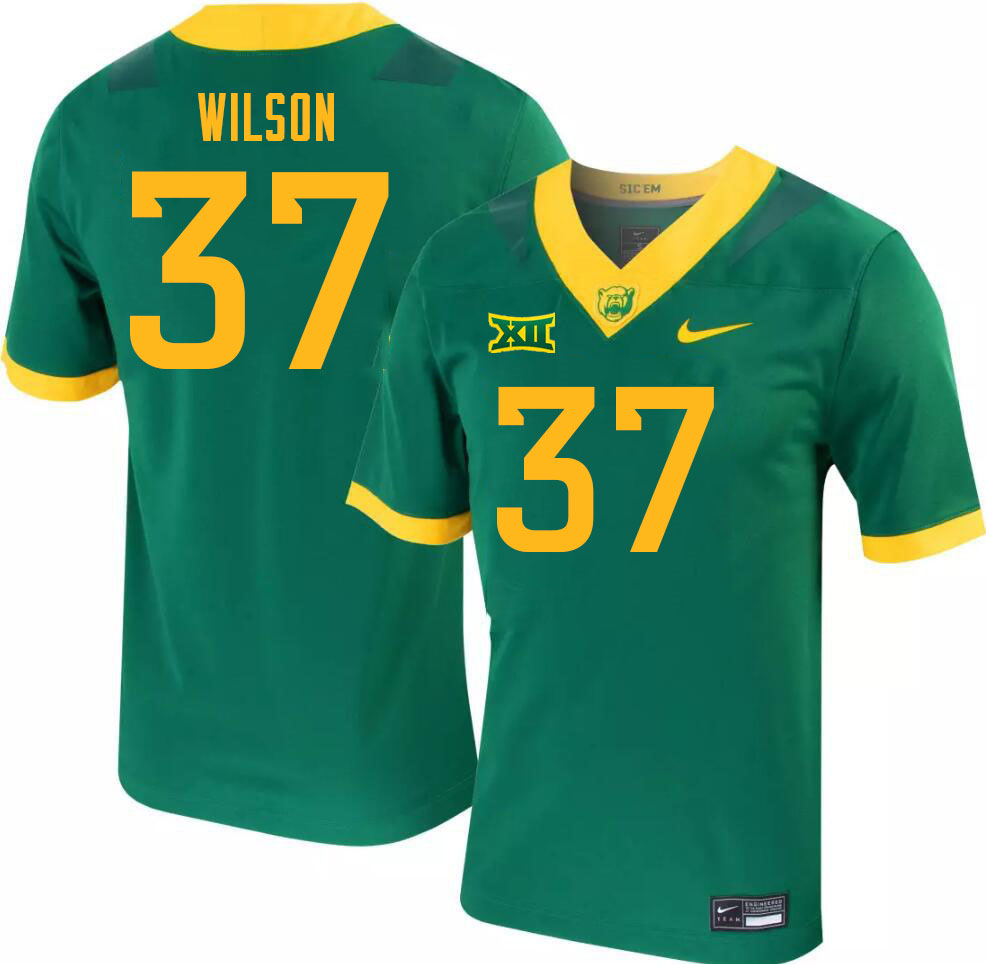 Men-Youth #37 Tay'Shawn Wilson Baylor Bears 2023 College Football Jerseys Stitched Sale-Green